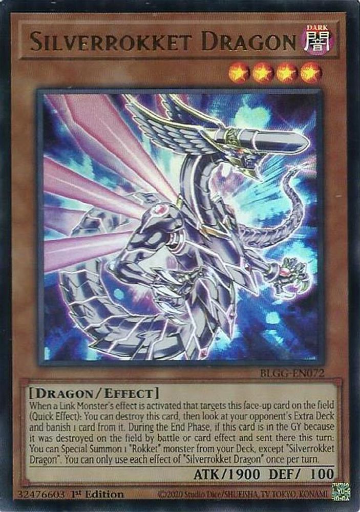 Silverrokket Dragon (BLGG-EN072) - Ultra Rare