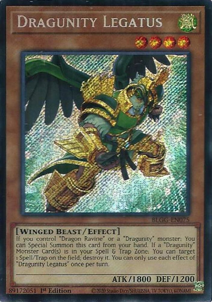 Dragunity Legatus (BLGG-EN075) - Secret Rare