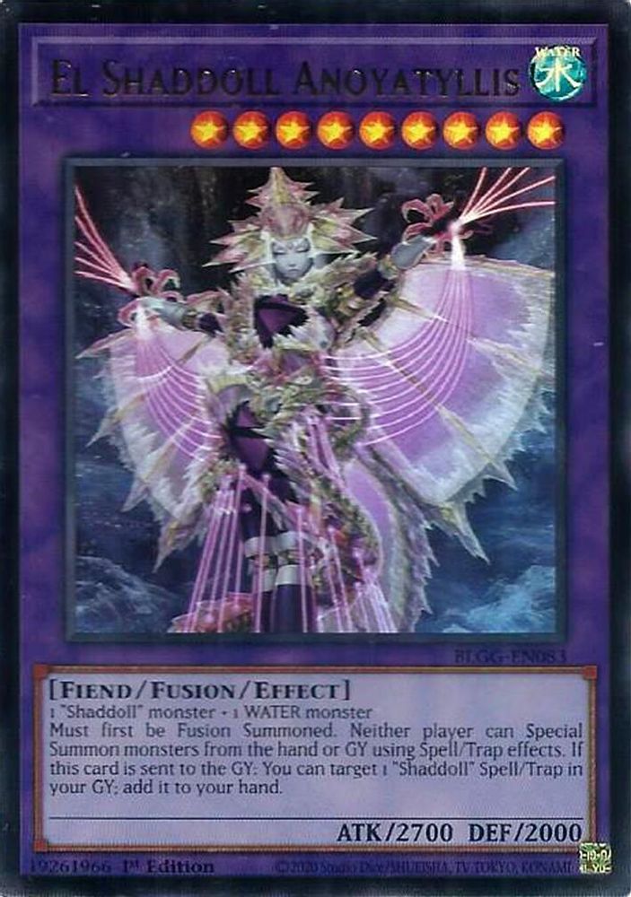 El Shaddoll Anoyatyllis (BLGG-EN083) - Ultra Rare