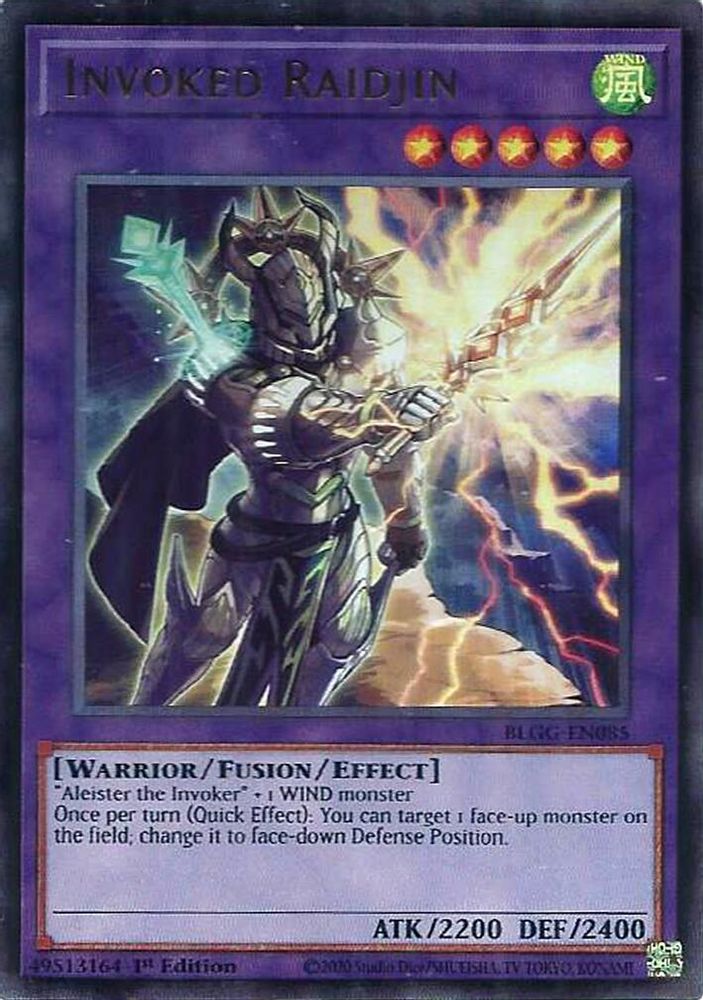 Invoked Raidjin (BLGG-EN085) - Ultra Rare