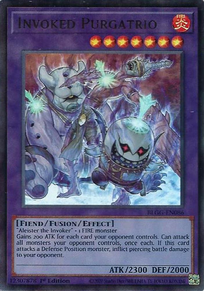 Invoked Purgatrio (BLGG-EN086) - Ultra Rare