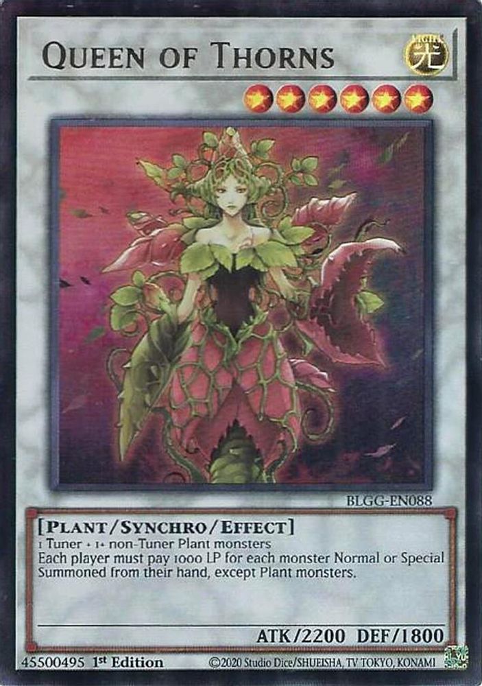 Queen of Thorns (BLGG-EN088) - Ultra Rare