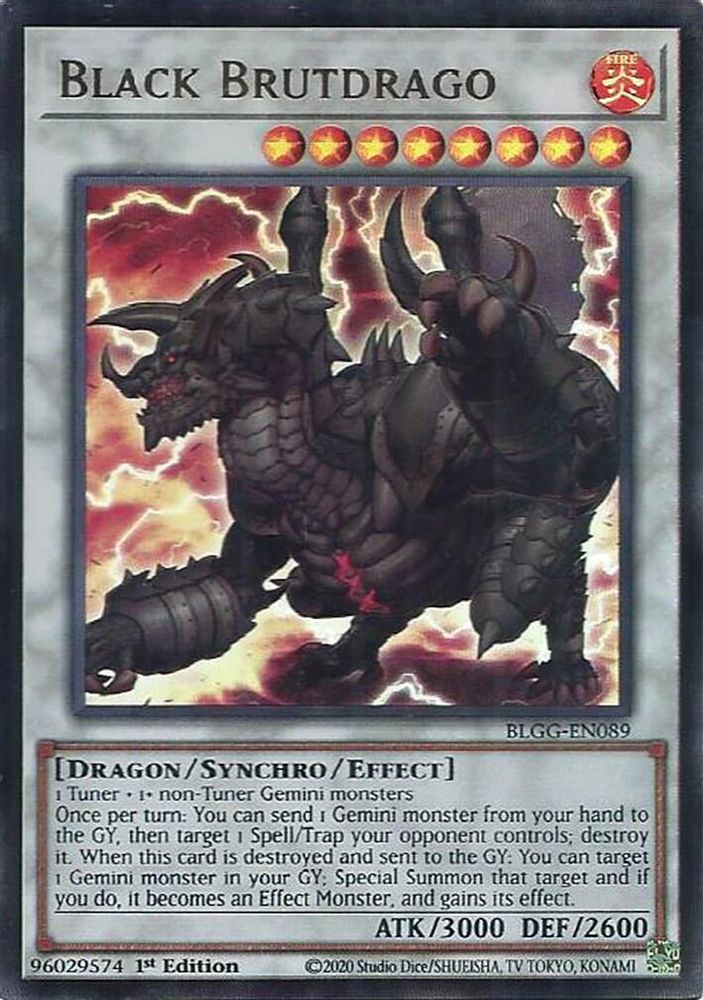 Black Brutdrago (BLGG-EN089) - Ultra Rare