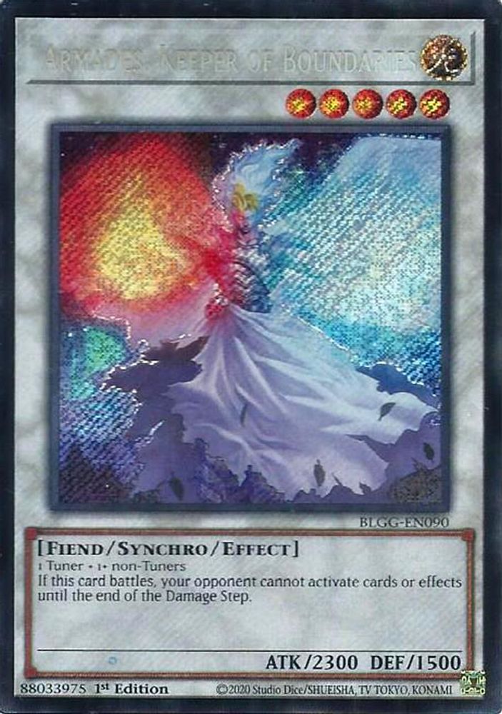 Armades, Keeper of Boundaries (BLGG-EN090) - Secret Rare