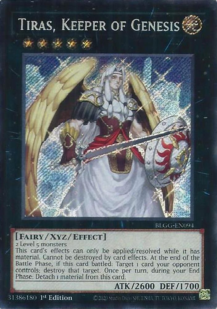 Tiras, Keeper of Genesis (BLGG-EN094) - Secret Rare