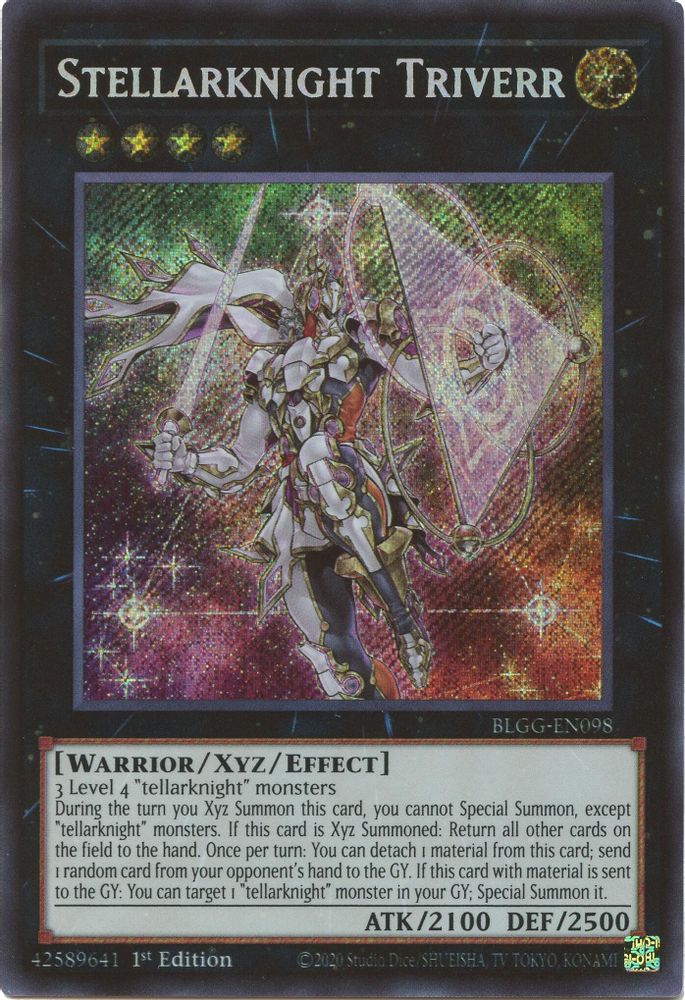 Stellarknight Triverr (BLGG-EN098) - Secret Rare