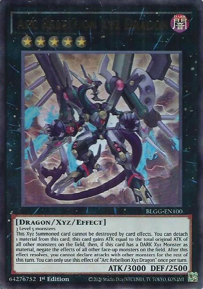 Arc Rebellion Xyz Dragon (BLGG-EN100) - Ultra Rare