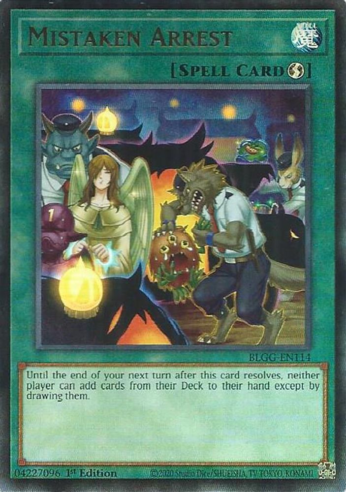 Mistaken Arrest (BLGG-EN114) - Ultra Rare