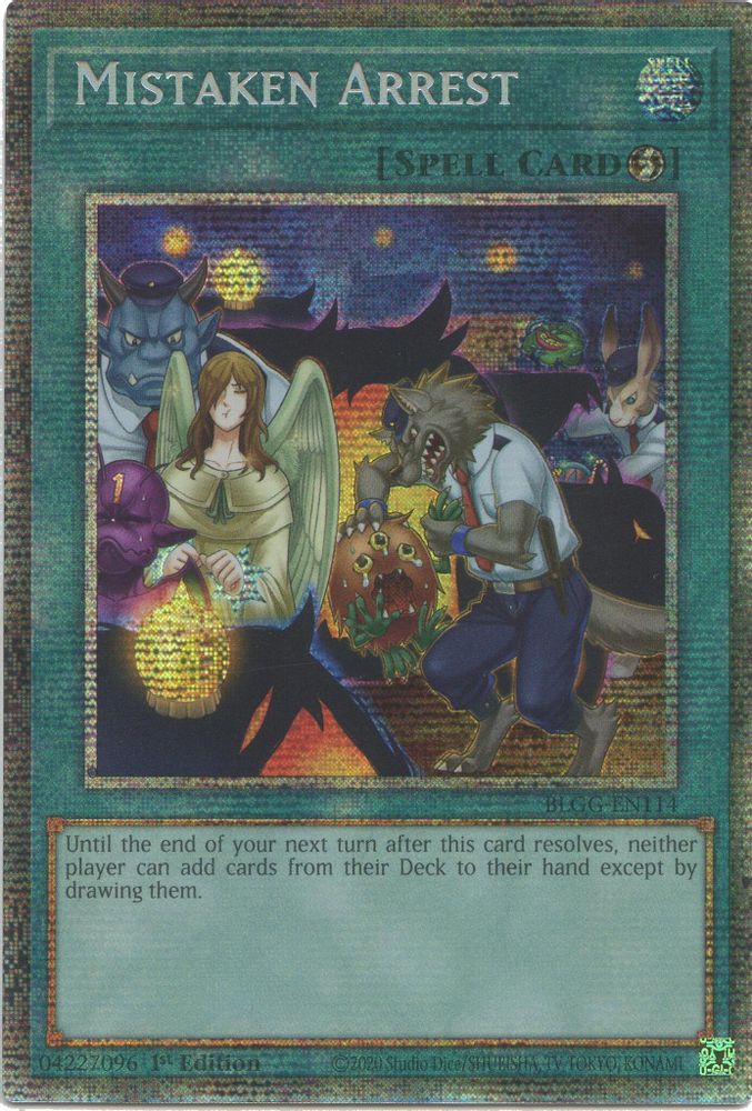 Mistaken Arrest (Starlight Rare) (BLGG-EN114) - Starlight Rare