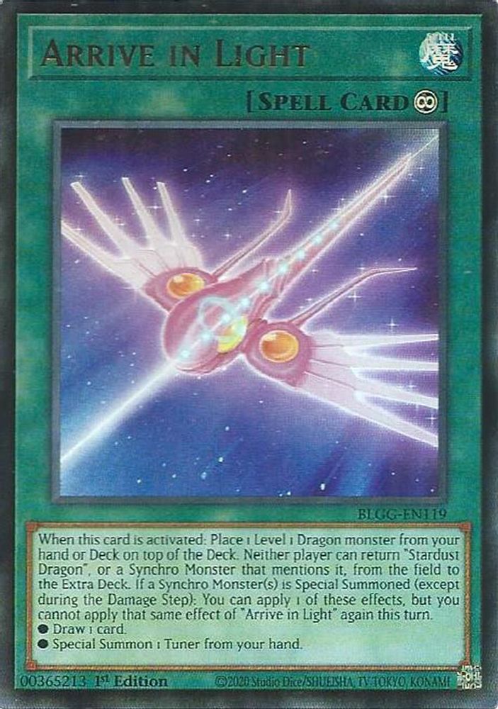 Arrive in Light (BLGG-EN119) - Ultra Rare