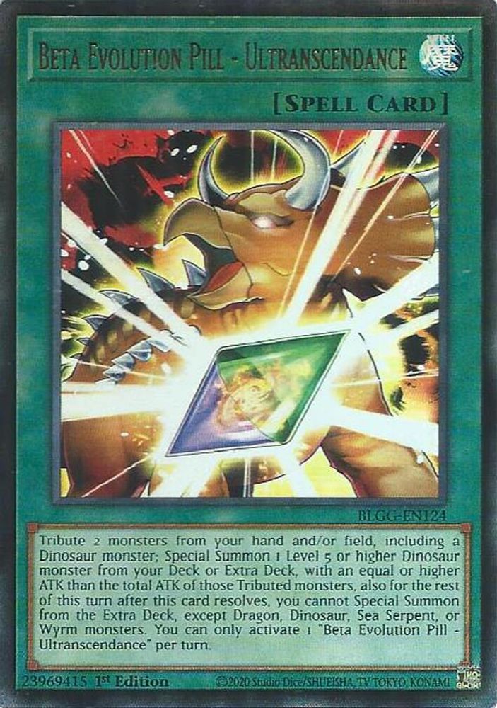 Beta Evolution Pill - Ultranscendance (BLGG-EN124) - Ultra Rare