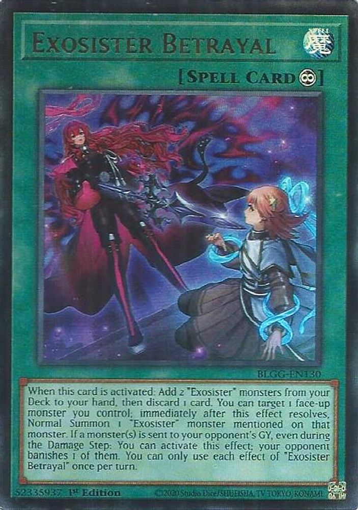 Exosister Betrayal (BLGG-EN130) - Ultra Rare