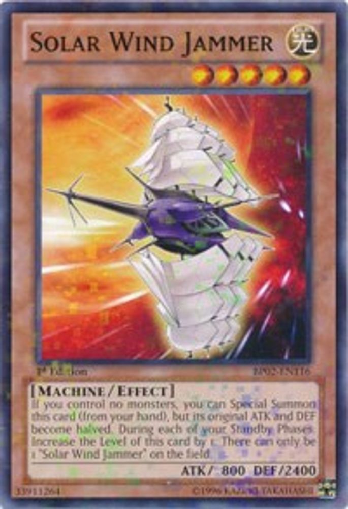Solar Wind Jammer (Mosaic Rare) (BP02-EN116) - Mosaic Rare