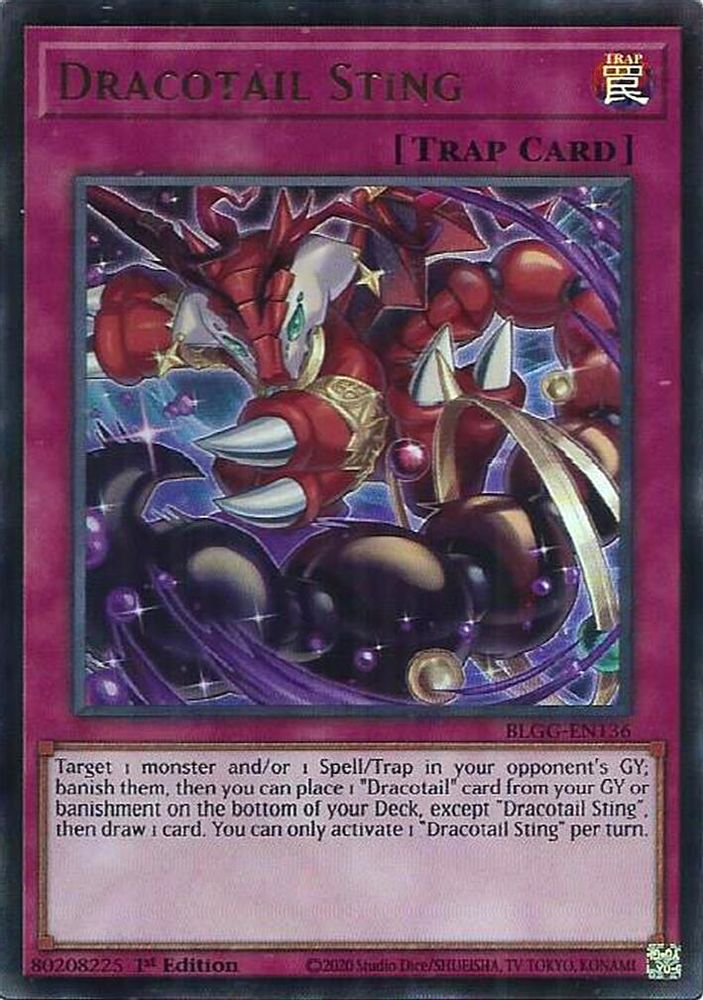 Dracotail Sting (BLGG-EN136) - Ultra Rare