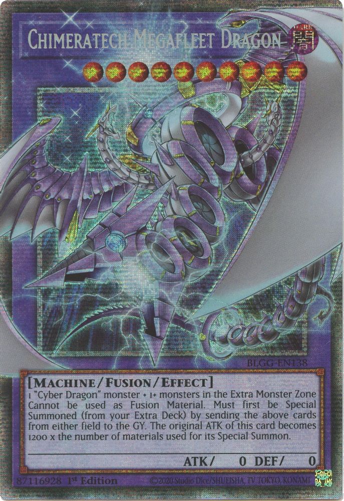 Chimeratech Megafleet Dragon (Starlight Rare) (BLGG-EN138) - Starlight Rare