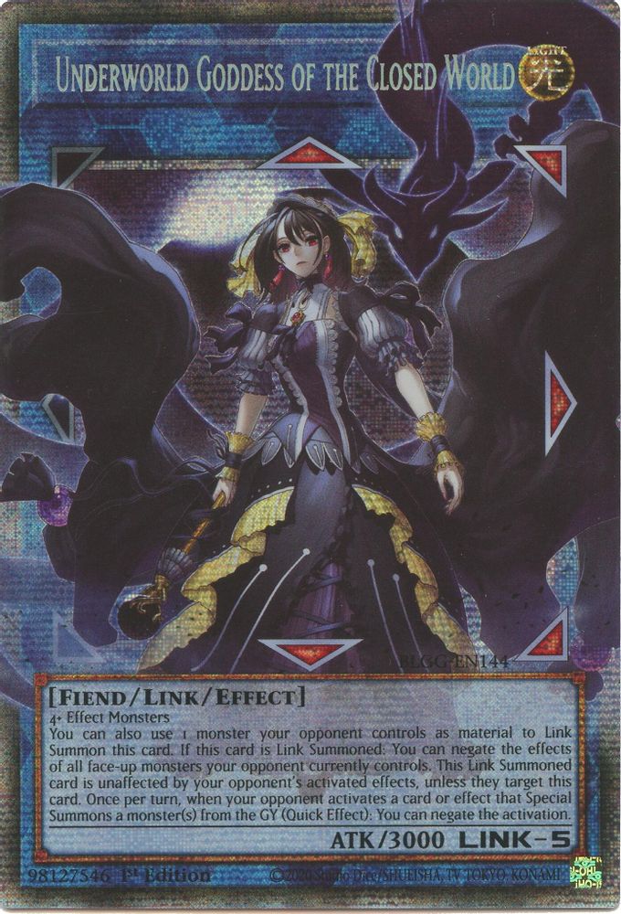 Underworld Goddess of the Closed World (Starlight Rare) (BLGG-EN144) - Starlight Rare