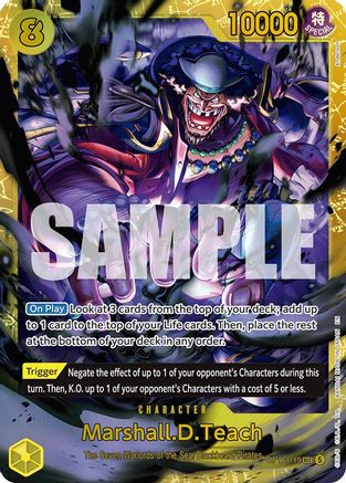 Marshall.D.Teach (119) (OP16-119) - Secret Rare