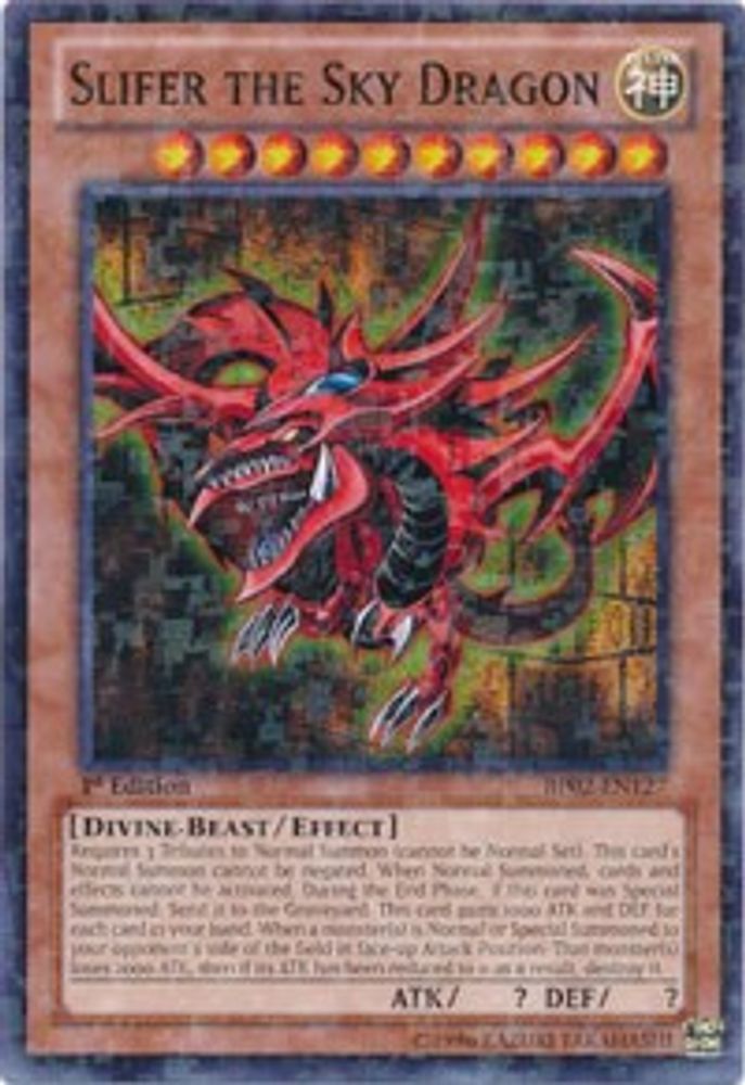 Slifer the Sky Dragon (Mosaic Rare) (BP02-EN127) - Mosaic Rare