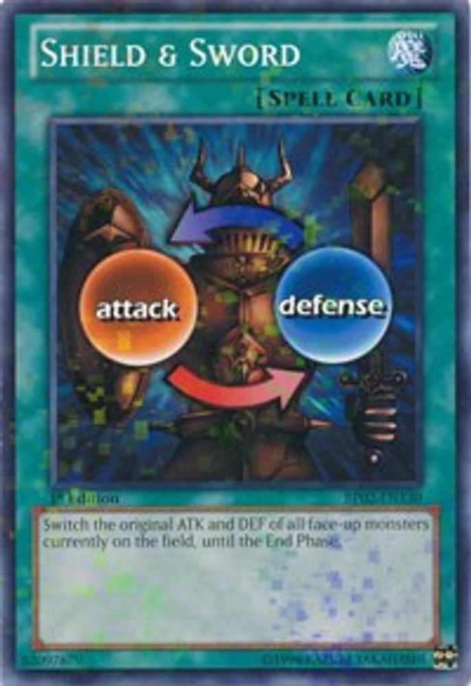 Bouclier et épée [BP02-EN130] Mosaïque Rare 