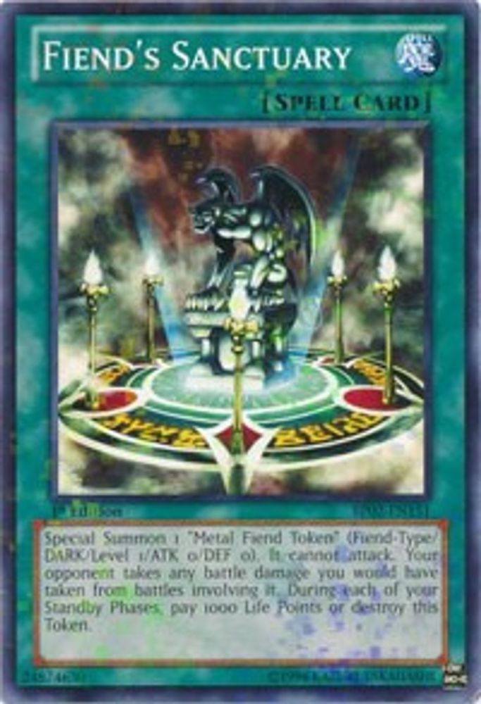 Fiend's Sanctuary (Mosaic Rare) (BP02-EN151) - Mosaic Rare