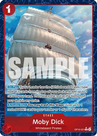 Moby Dick (Alternate Art) (OP16-021) - Rare