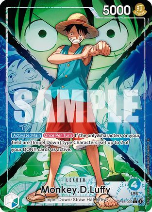 Monkey.D.Luffy (022) (Alternate Art) (OP16-022) - Leader