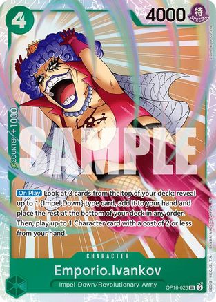 Emporio.Ivankov (026) (OP16-026) - Super Rare