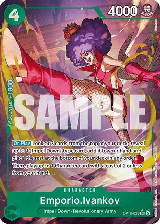 Emporio.Ivankov (026) (Alternate Art) (OP16-026) - Super Rare