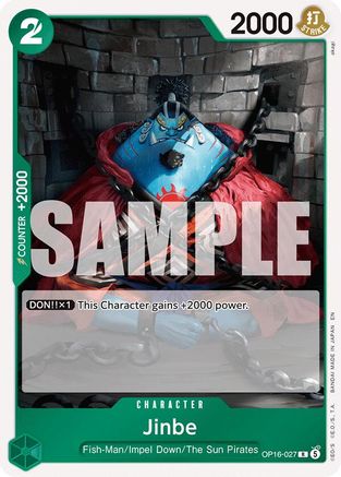 Jinbe (027) (OP16-027) - Rare