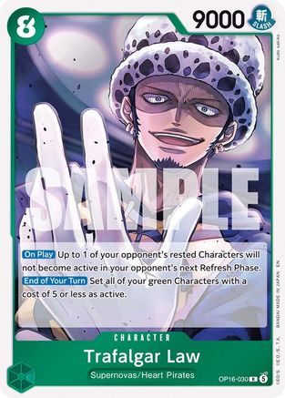 Trafalgar Law (030) (OP16-030) - Rare