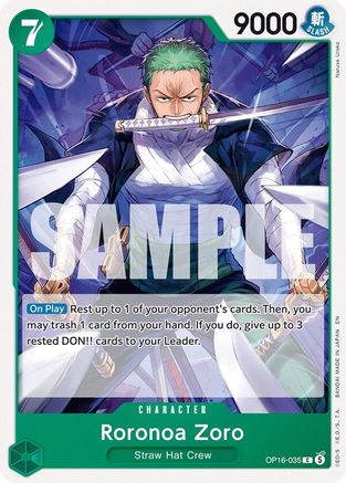Roronoa Zoro (035) (OP16-035) - Common