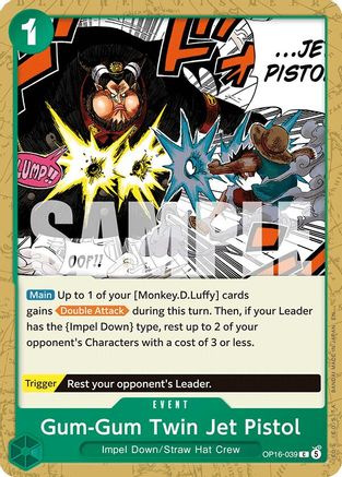 Gum-Gum Twin Jet Pistol (OP16-039) - Common