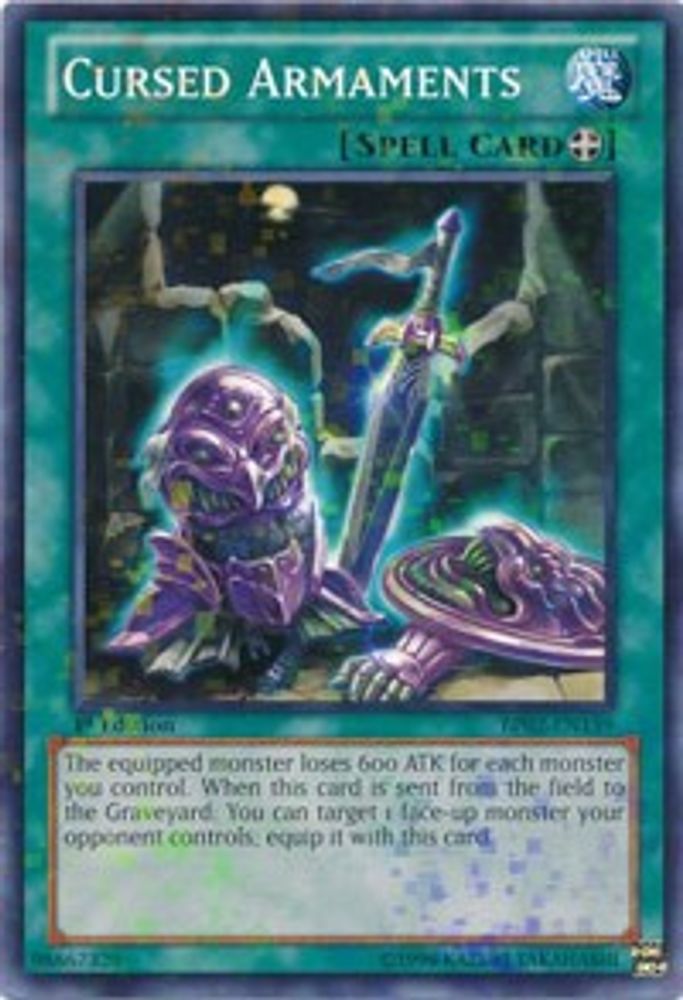 Cursed Armaments (Mosaic Rare) (BP02-EN159) - Mosaic Rare
