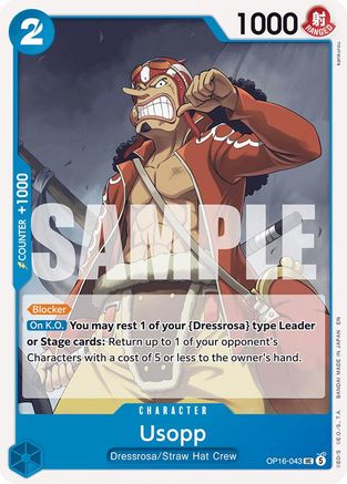 Usopp (OP16-043) - Uncommon