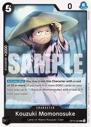 Kouzuki Momonosuke (084) (OP16-084) - Uncommon