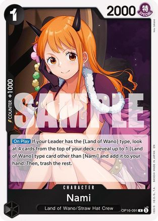 Nami (OP16-091) - Rare
