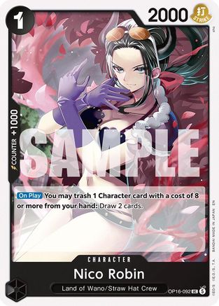 Nico Robin (OP16-092) - Uncommon