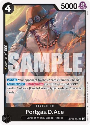 Portgas.D.Ace (094) (OP16-094) - Uncommon