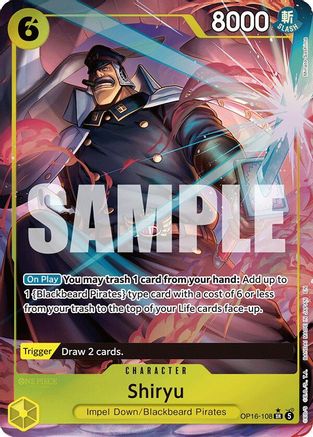 Shiryu (Full Art) (OP16-108) - Super Rare