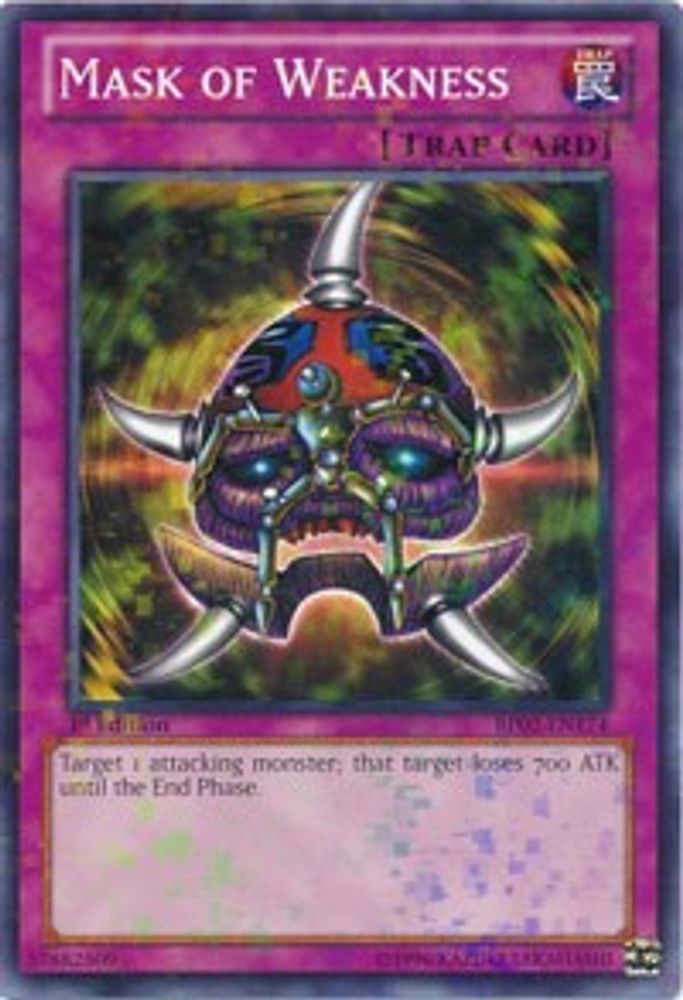 Mask of Weakness (Mosaic Rare) (BP02-EN174) - Mosaic Rare
