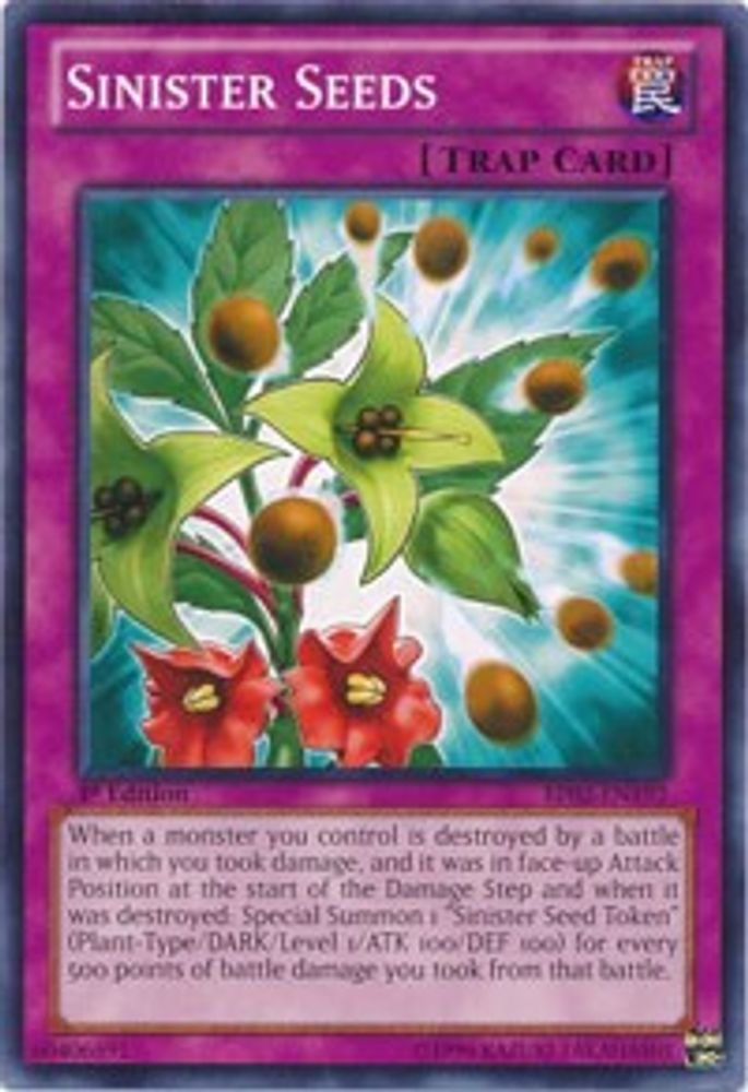 Sinister Seeds (Mosaic Rare) (BP02-EN192) - Mosaic Rare