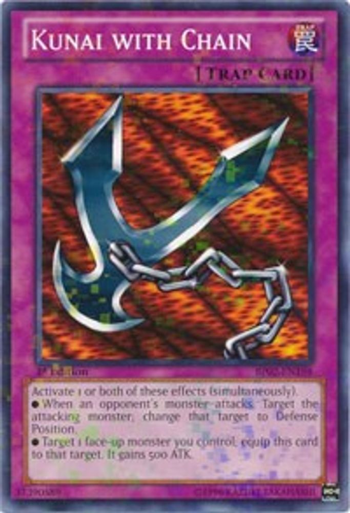 Kunai with Chain (Mosaic Rare) (BP02-EN198) - Mosaic Rare