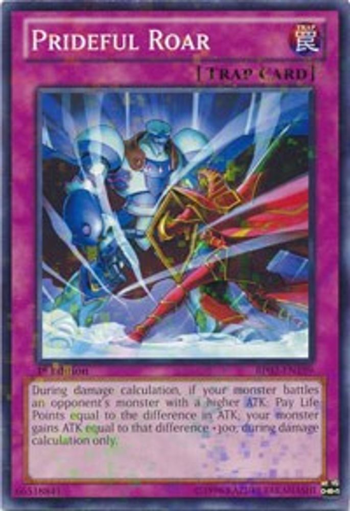 Prideful Roar (Mosaic Rare) (BP02-EN199) - Mosaic Rare