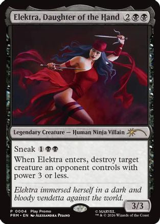 Elektra, Daughter of the Hand (SSP-004) - Standard Showdown Promos