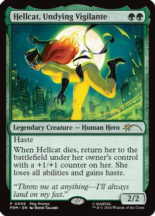 Hellcat, Undying Vigilante (SSP-006) - Standard Showdown Promos Foil