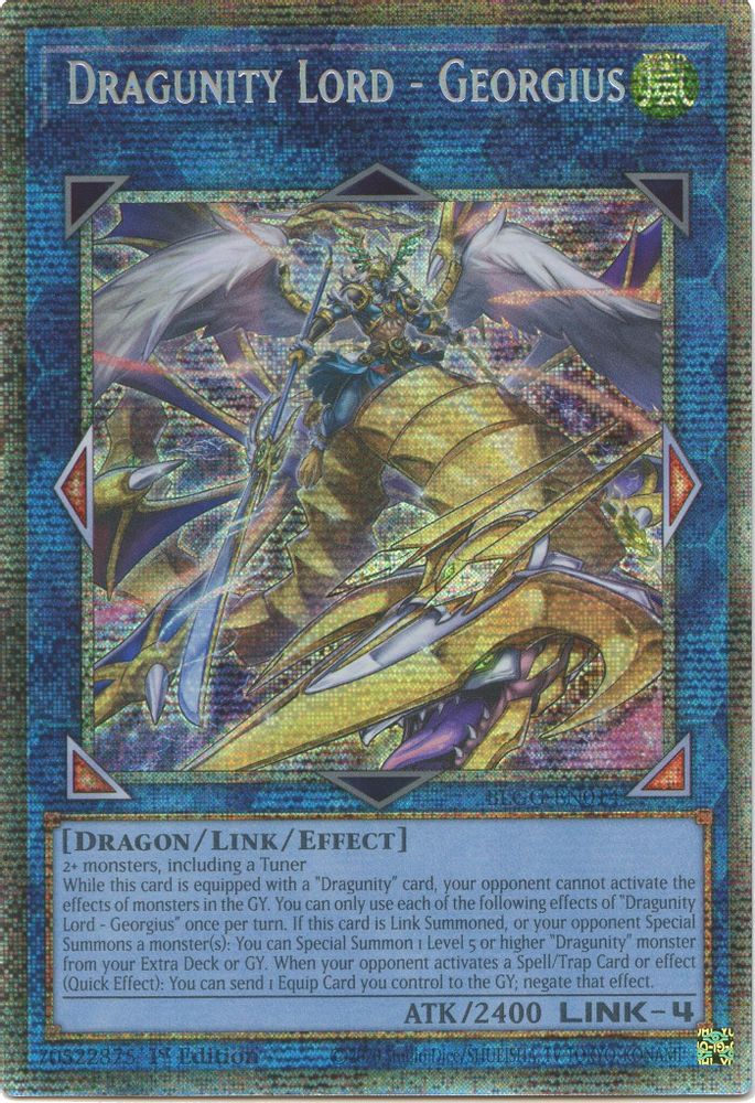 Dragunity Lord - Georgius (Starlight Rare) (BLGG-EN014) - Starlight Rare