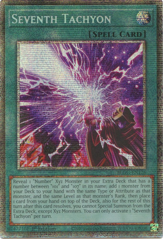 Seventh Tachyon (Starlight Rare) (BLGG-EN126) - Starlight Rare