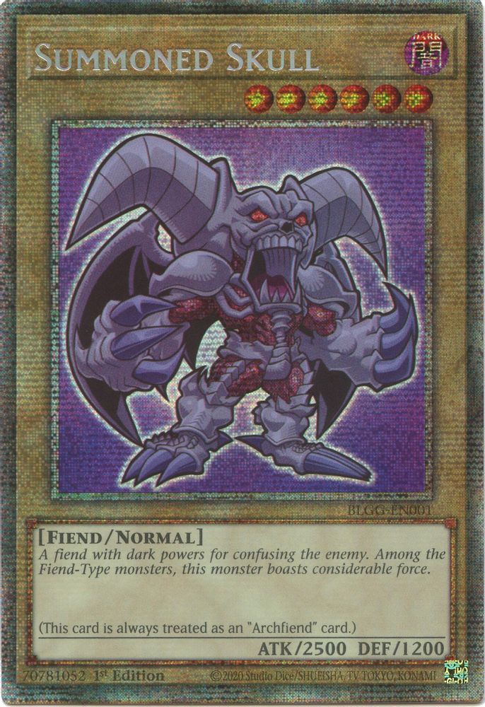 Summoned Skull (Starlight Rare) (BLGG-EN001) - Starlight Rare