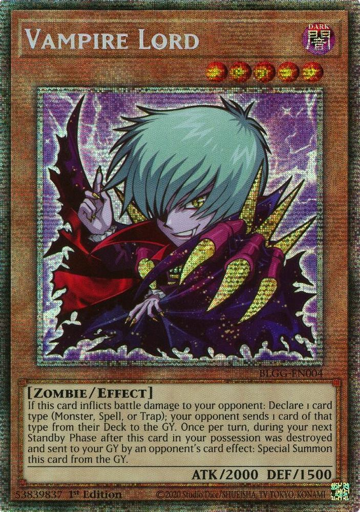 Vampire Lord (Starlight Rare) (BLGG-EN004) - Starlight Rare