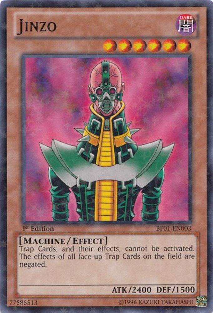 Jinzo [BP01-EN003] Starfoil Rare 